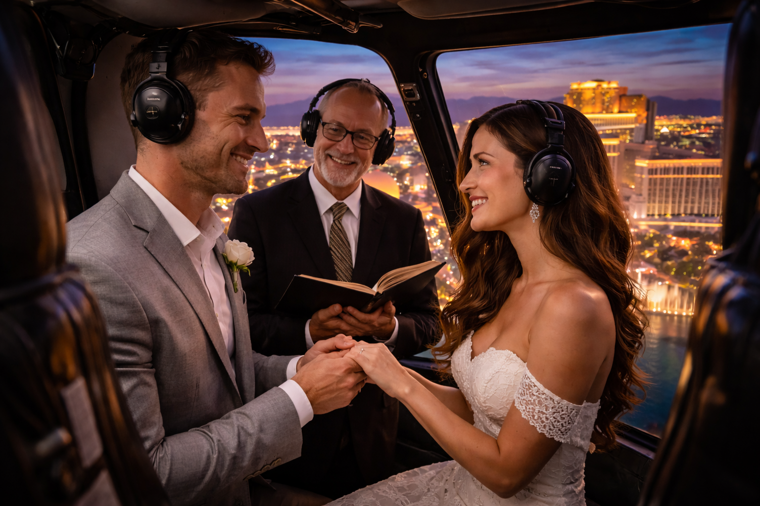 Las Vegas Helicopter Wedding Ceremony