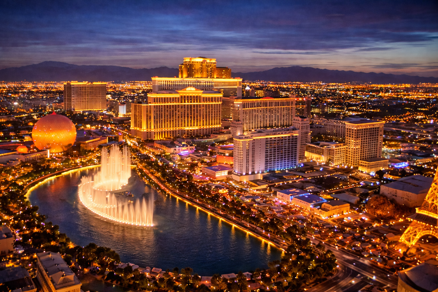 Vegas Night Out VIP Helicopter Strip Flight with Eiffel Tower Dinner